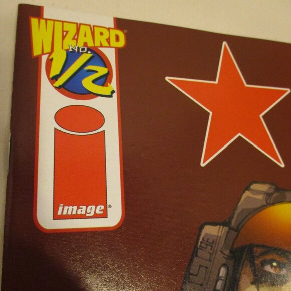 The Red Star Wizard 1/2 Medium Black Red White Graphic Comic Book With COA - Picture 4 of 6